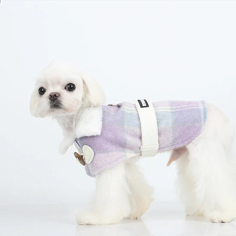 Alice Dog Coat-Can Connect Dog Leash