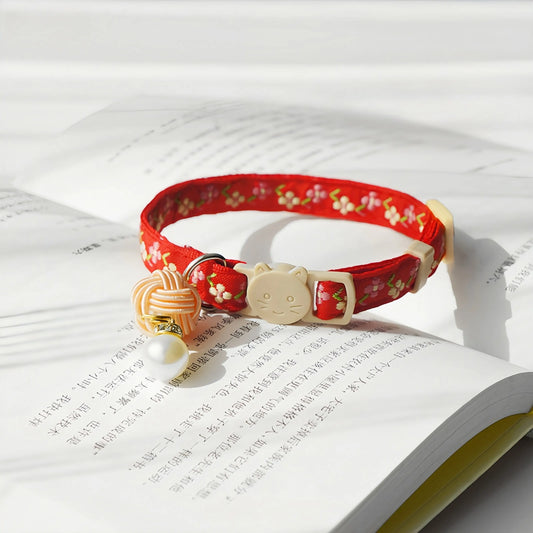 Broken Flower Chinese Knot Cat Collar (Buy Two Get One Free)