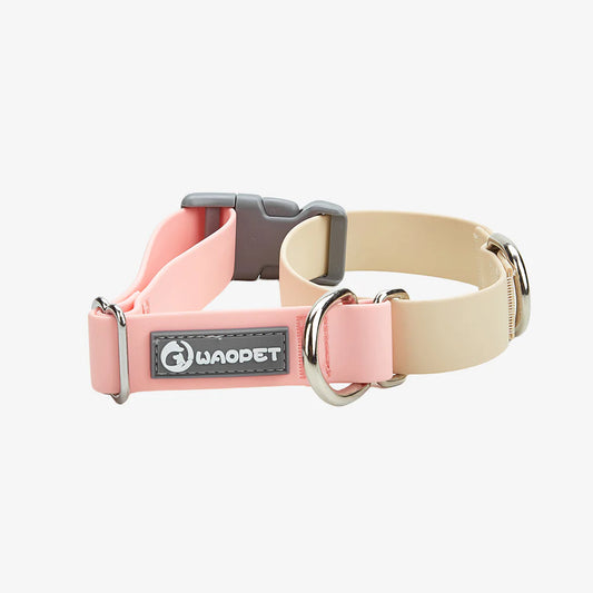 Contrasting Colors Waterproof Dog Collar