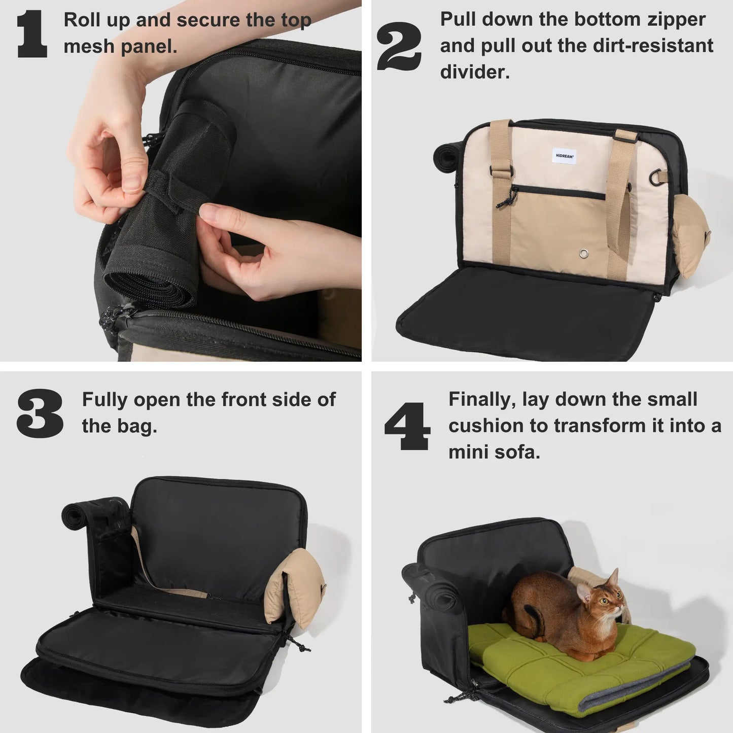 Pet Travel Bag & Free Pet Treat Pouch