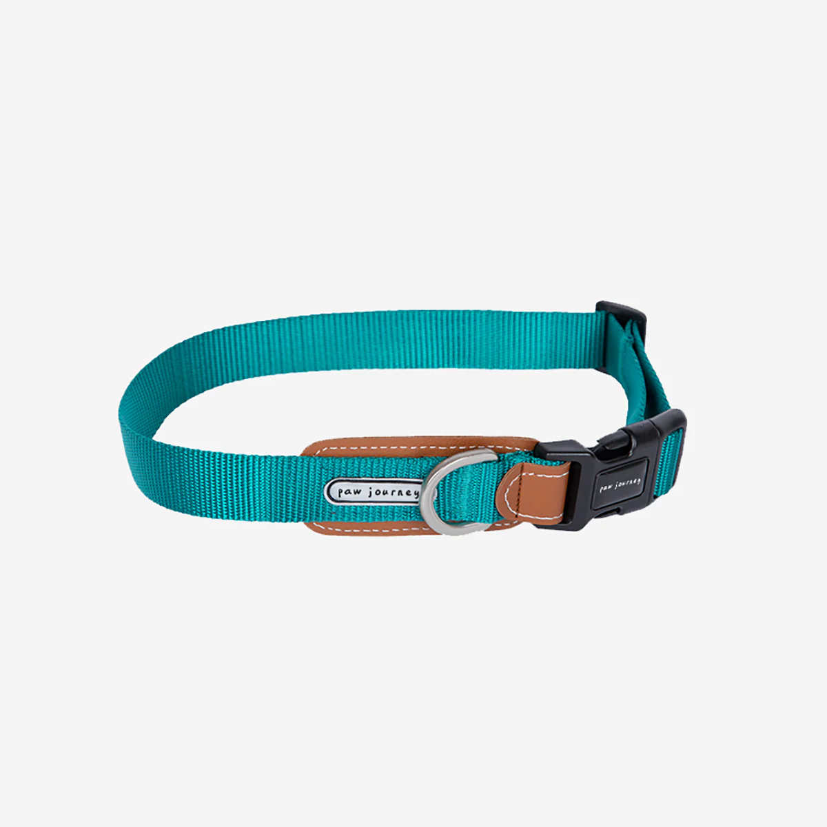 Leather-Stitched Dog Collar