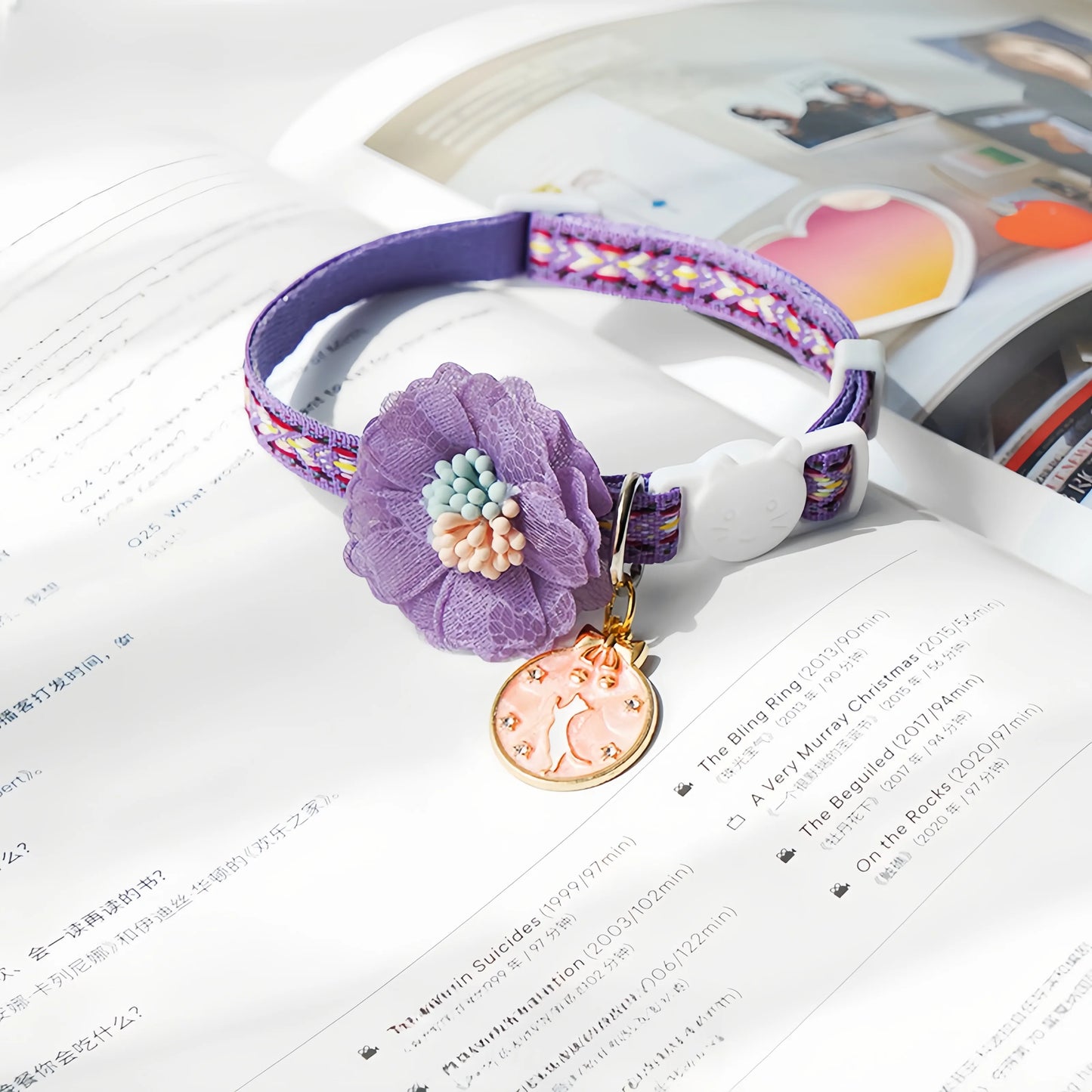 Colorful Floral Cat Collar (Buy Two Get One Free)