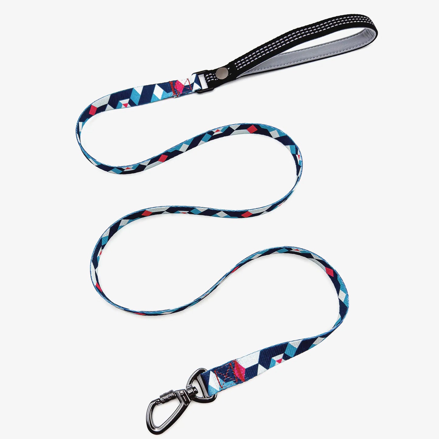 ColorfulPlaid Dog Leash-Reflective